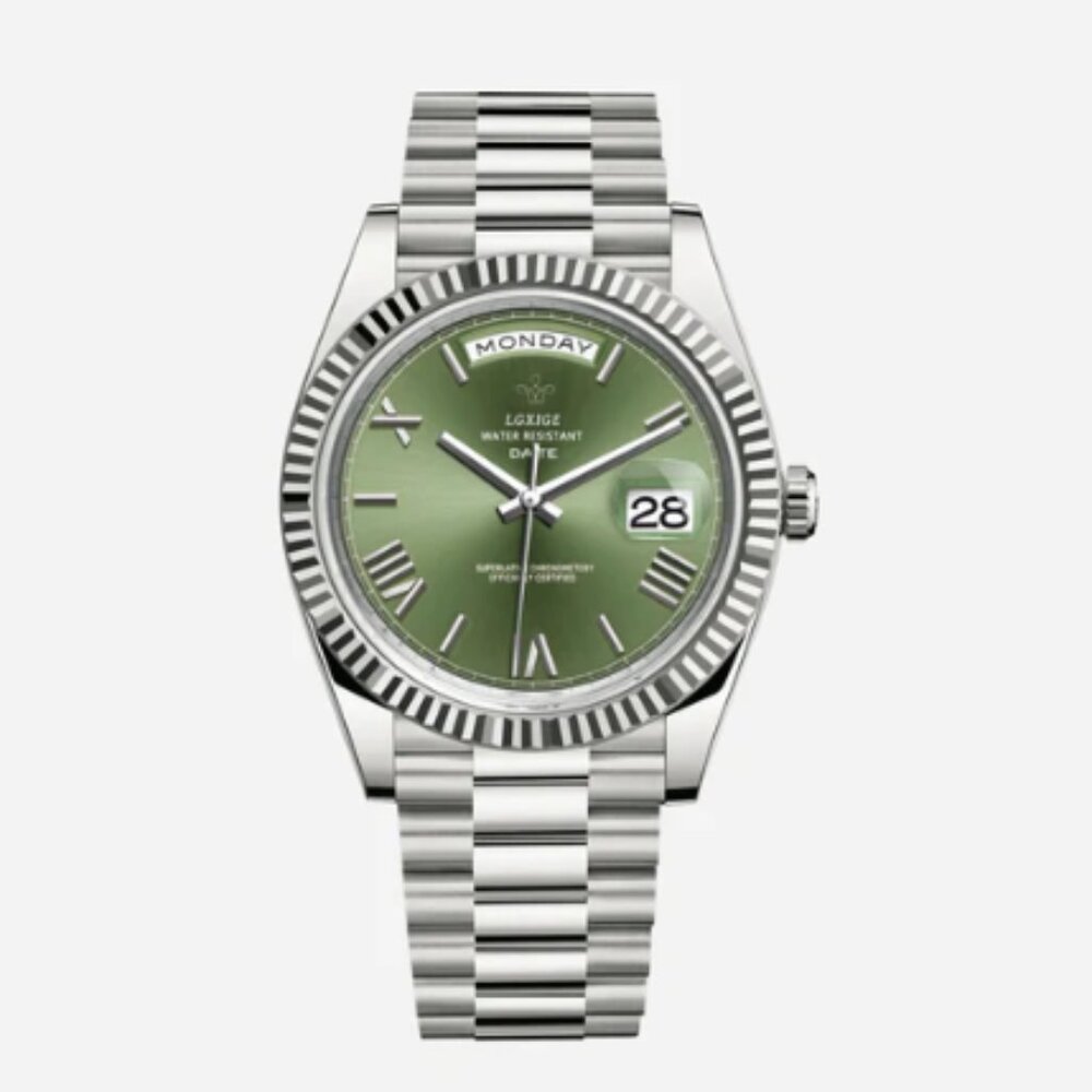 Santos Emerald Men’s Watch – 40mm Stainless Steel – Brand New